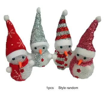 

Snowman Lamp Christmas Night Light LED Flash Light Cute Bedside Lamp Decorative Desktop Light Random Pattern