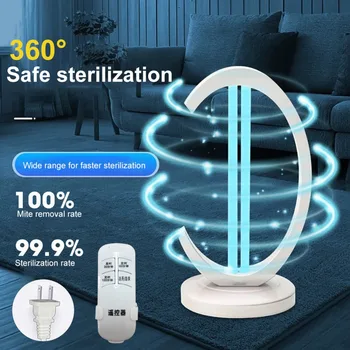 

Ultraviolet Disinfection Lamp 38W Portable Household UV Sterilization Lamp Desktop Mobile Ozone Removal Lamp EU/US/UK