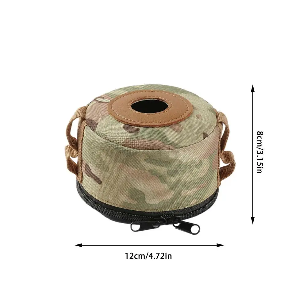 3 Size Ultralight Outdoor Camouflage Camping Gas Tank Protect Cover Air Bottle Protective Case Tool Camping Equipment