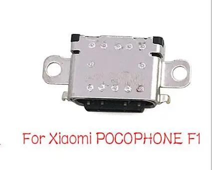 2 шт./партия, порт зарядного устройства mi cro USB разъем для Xiaomi mi A1 A2 8 9 CC9E Max3 mi x 3 Red mi Note 7 Pro - Цвет: Pocophone F1