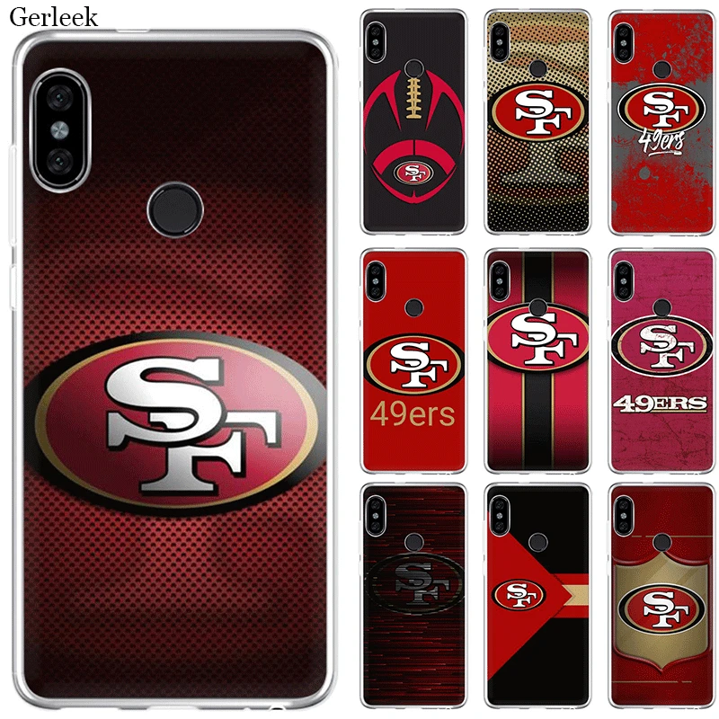 

Mobile Phone Case For Xiaomi Redmi Note 4 4X 3 5 6 7 Pro 5A Hard Cover San Francisco 49ers