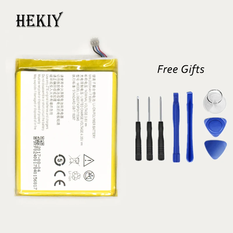 Hekiy Оригинал 2000 мАч LI3820T43P3h715345 батарея для zte Grand S Flex/для MF910 MF910S MF910L MF920 MF920S MF920W +