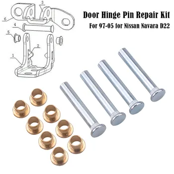 

12pc Door Hinge Pin Repair Kit Truck Pickup Door Hinge Pin Bushing Kit For Nissan Navara D22 95-05 Ductility Electrical 8x#P55