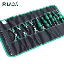 LAOA – sac à outils de roulement en tissu Oxford, pour tournevis, boîte à outils pour rangement, Mini pince, sac de travail d'électricien sans outils, LA212815 