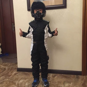 

2020 High quality Kids Child's Karting Suit Car Motorcycle Racing Club Exercise Clothing Overalls Stig Suit Two Layer Waterproof