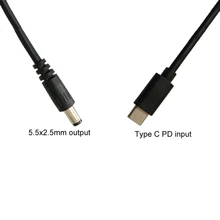 

Type-C PD Trigger Cord USB C PD Male to 12V 5.5x2.5mm/3.5x1.35mm/4.0x1.7mm Adapter Cord for LED Light Dropshipping