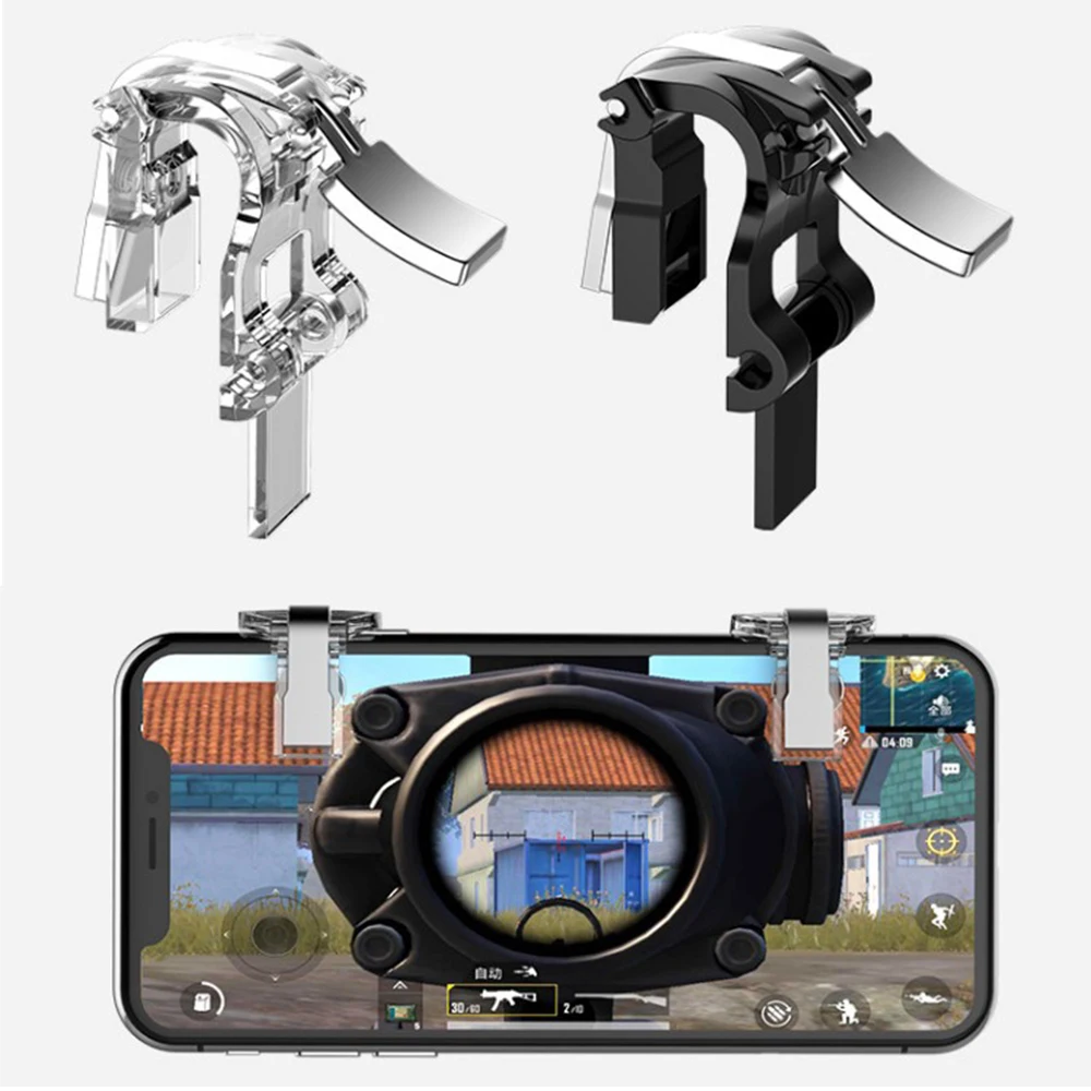 

L1 R1 Pubg Mobile Trigger Controller For Iphone Android L1r1 Shoot Fire Button Game Joystick Gamepad Aim Key Smartphone Phone