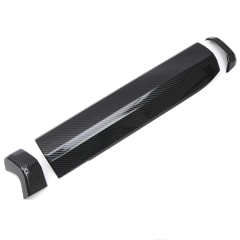 Carbon Style LHD! Для Toyota 4runner- пилот центральной консоли Панель оконной рамы полоски наклейки накладка стайлинга автомобилей - Название цвета: Carbon Style