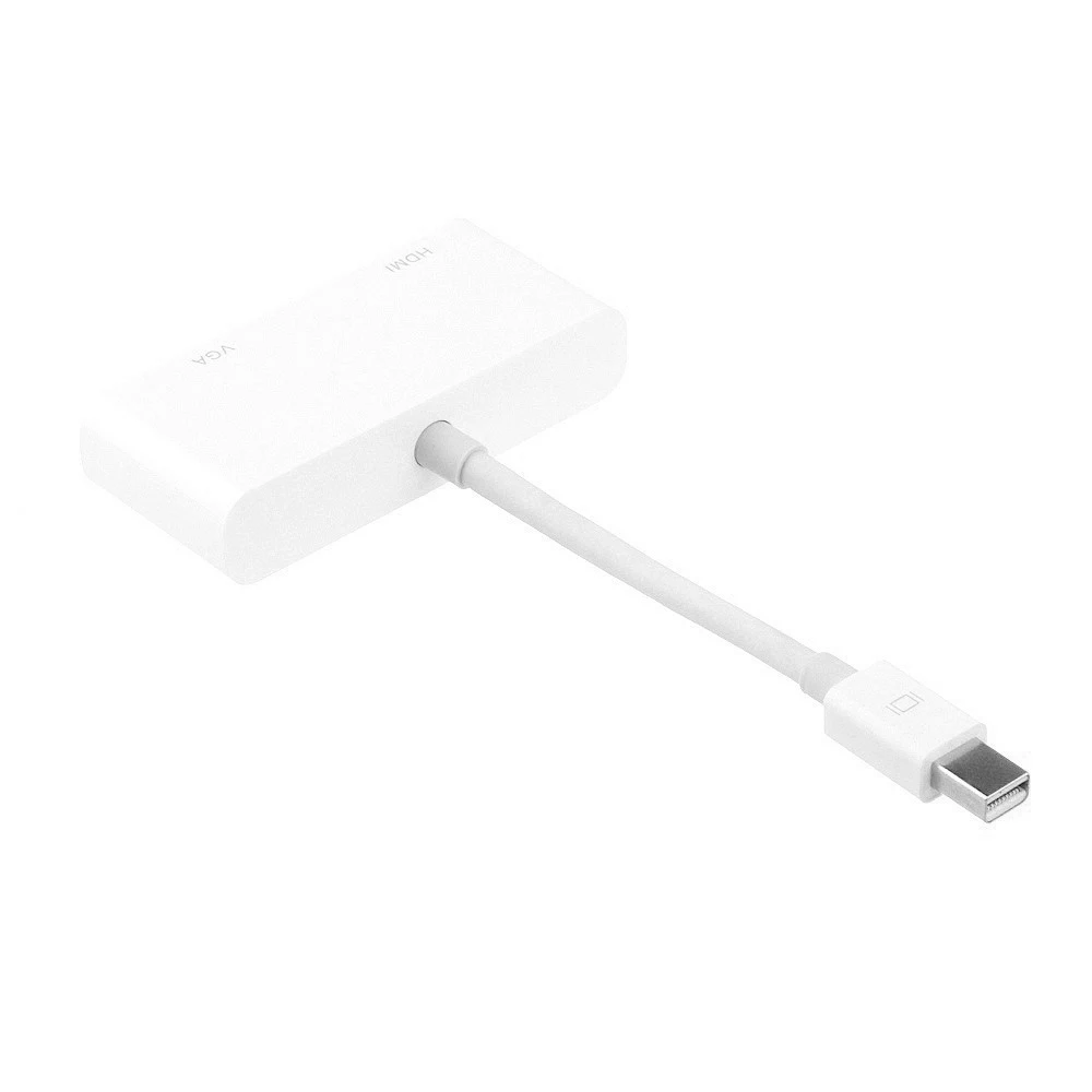 VGA и HDMI Кабель-адаптер 2 в 1 для Apple MacBook, Air, Pro и iMac для Mini DisplayPort