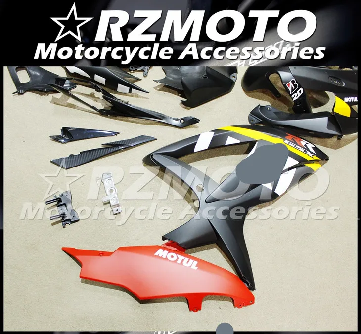 ABS мотоцикл обтекатель комплект для SUZUKI GSXR600 750 K8 2008-2010 год кузов литья под давлением Магазин № 1165