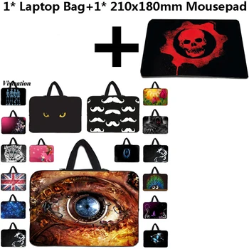 

Non-slip Small 21x18cm Office Work Mousepad With Sleeve 17 Inch Laptop Bag 10 15 10.2 13.3 Neoprene Notebook Case 14 11.6 13 12"