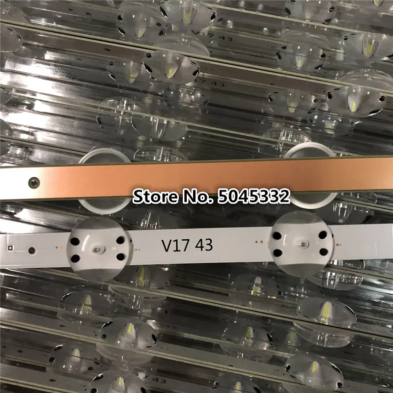 Светодиодный Подсветка полосы 10 лампы для LG 4" V17 art3 2867 ТВ 43LJ614V 43LV340C