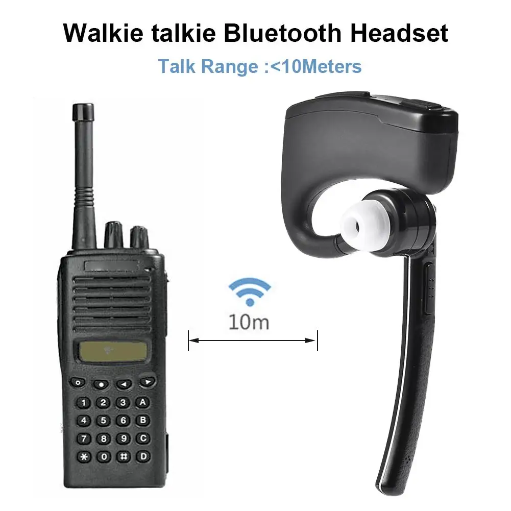 

Wireless Bluetooth Headset K-connection Hand Headset Automatic Pairing In-ear Earbud Walkie Talkie Radio Bluetooth Headphone