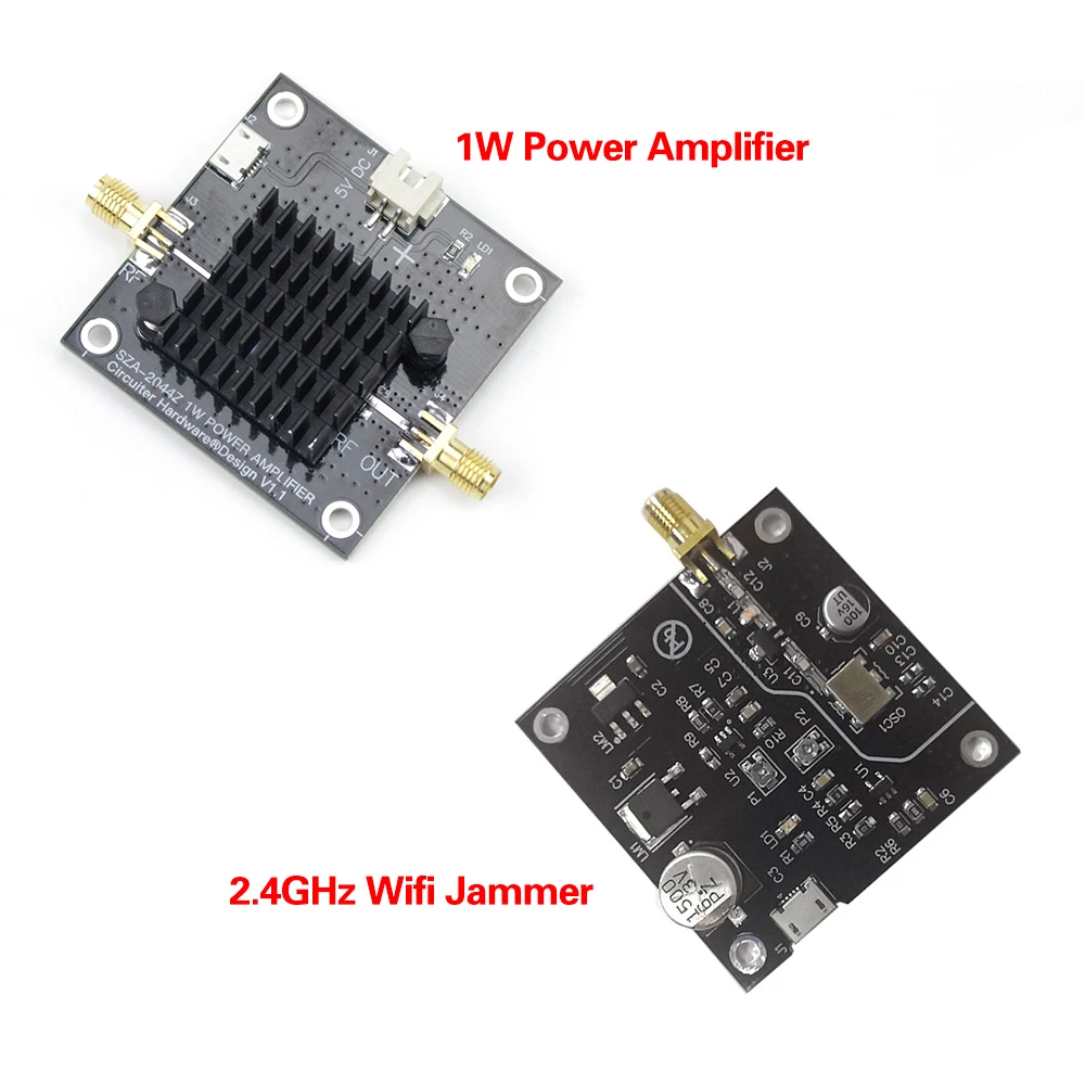 Kies 2,4G Wi-Fi помех Shielder 2,4 Ghz WiFi помех экранированная макетная плата/SZA2044 1W микроволновый усилитель мощности EC3 - Цвет: Kies