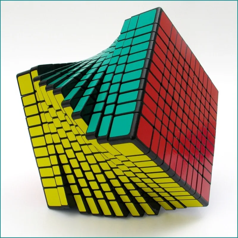 ShengShou 11x11x11 волшебный пазл 11 см Cubo Magico 11x11 скоростной кубик Черный Твист 11 слоев игры профессиональные развивающие игрушки