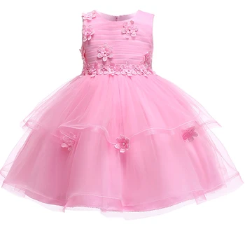 

Summer Flower Girls Dresses For Party Wedding Kids Clothes Dress Children‘s Clothing Evening Birthday Princess Dress 3-10 Years