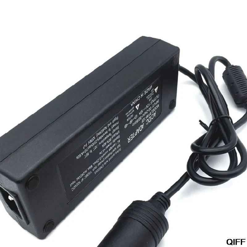 Прямая поставка& торговля 12В 10A 120W 110-220V в 12V розетка для автомобильного прикуривателя AC/DC Мощность адаптер 15 августа