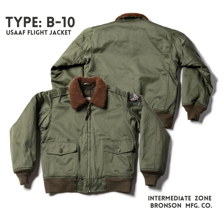 Bronson Type B-10 Flight Jacket WW2 Vintage USAAF Uniform