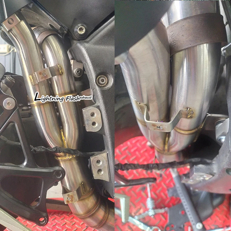 Mid Pipe for Yamaha R1 YZFR1 20092014 Motorcycle Exhaust Pipe Delete