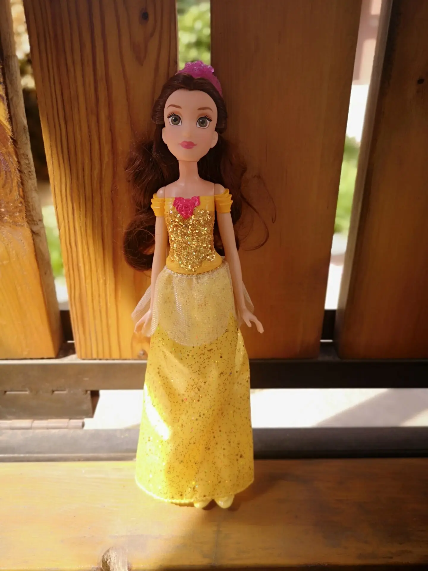 Disney Princess Royal Shimmer 1" куклы Аврора/Золушка/Мулан/Жасмин/Мерида/Тиана/Ариэль/Pocahontas/Белль/Эльза/Рапунцель без коробки - Цвет: Прозрачный