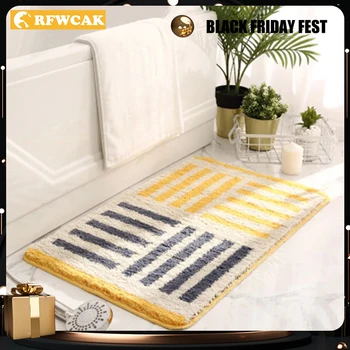 

New Simple Modern Home Interior Door Mat Bathroom Anti-skid Floor Mat Kitchen Water Absorption Door Entrance Mat Home Decoration
