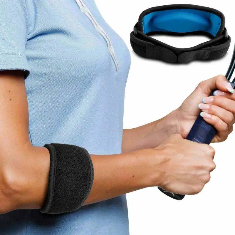 Спортивный фитнес Теннисный налокотник на лямках для Tendonitis Гольфы гелевая