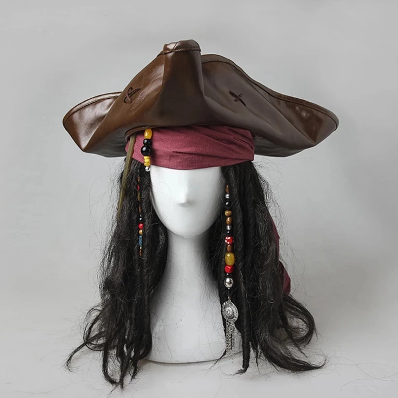 Головной убор Captain Hat Хэллоуин пиратский косплей украшение для волос женский