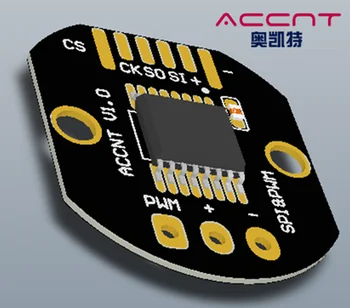 

Magnetoelectric High-precision 16-bit Resolution SPI / ABZ / UVW / PWM Output Rotary Encoder PCBA Module