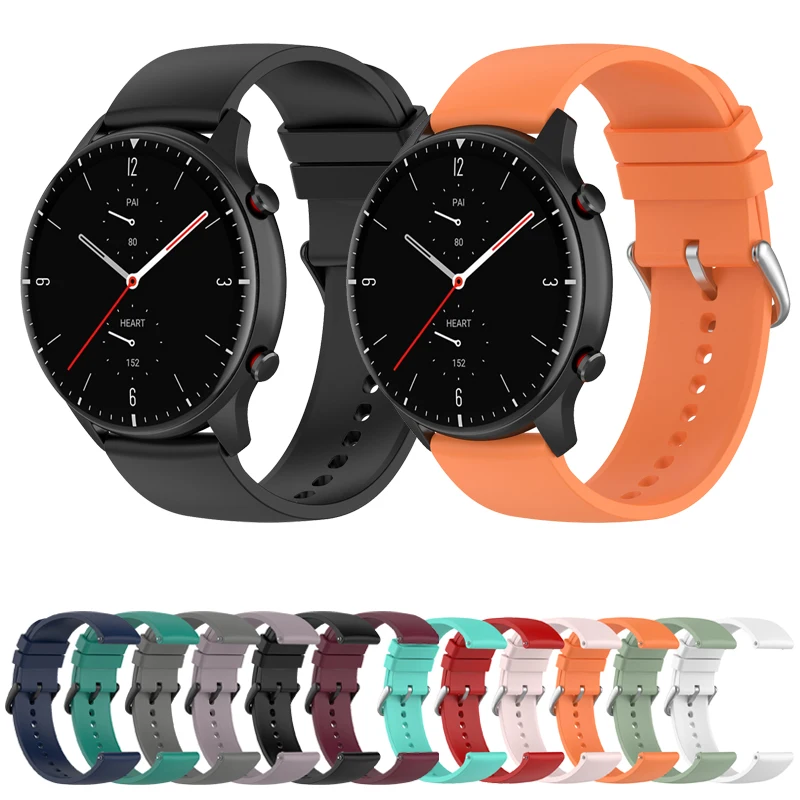 Ремешок для спортивных часов Huami amazfit GTR e/2e/amazfit мягкий силиконовый браслет