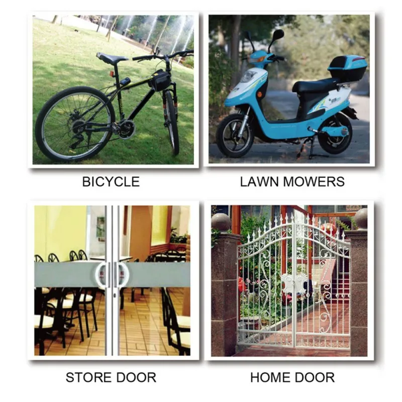 Intelligent Phone APP Control Smart Alarm Bluetooth-compatible Lock Waterproof 110dB Alarm Bicycle Lock Anti Theft bicycle lock