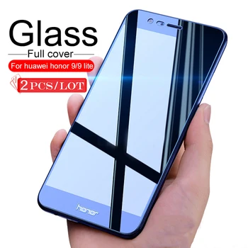 Перейти на Алиэкспресс и купить 2 шт. для huawei Honor 9 Lite Защитное стекло для huawei Honor 9 Защита экрана Honor9Lite закаленное стекло Honor9 9 Lite светильник