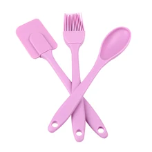 3 шт./компл. щетка лопатка для теста набор силиконовый торт крем-скраб лопатка для теста крем смеситель модели выпечки скребок лопатки для выпечки