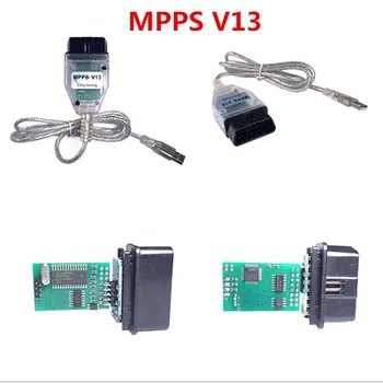 

10pcs ECU Programmer SMPS MPPS V13.02 V13 K CAN Flasher Chip Tuning Remap OBD2 MPPS V13.02 Diagnostic Cable With Multi-Language
