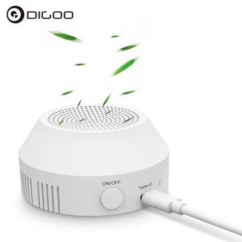 

DIGOO Portable Air Purifier USB Rechargeable Quite Air Purifier Eliminate Odor for Home Allergies Pets Hair Smokers Dust Mold