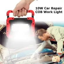 10 Вт светодиодный портативный прожектор Lampe 20 светодиодный s светодиодный рабочий свет USB Перезаряжаемый открытый свет для автомобиля Кемпинг Туризм портативное освещение