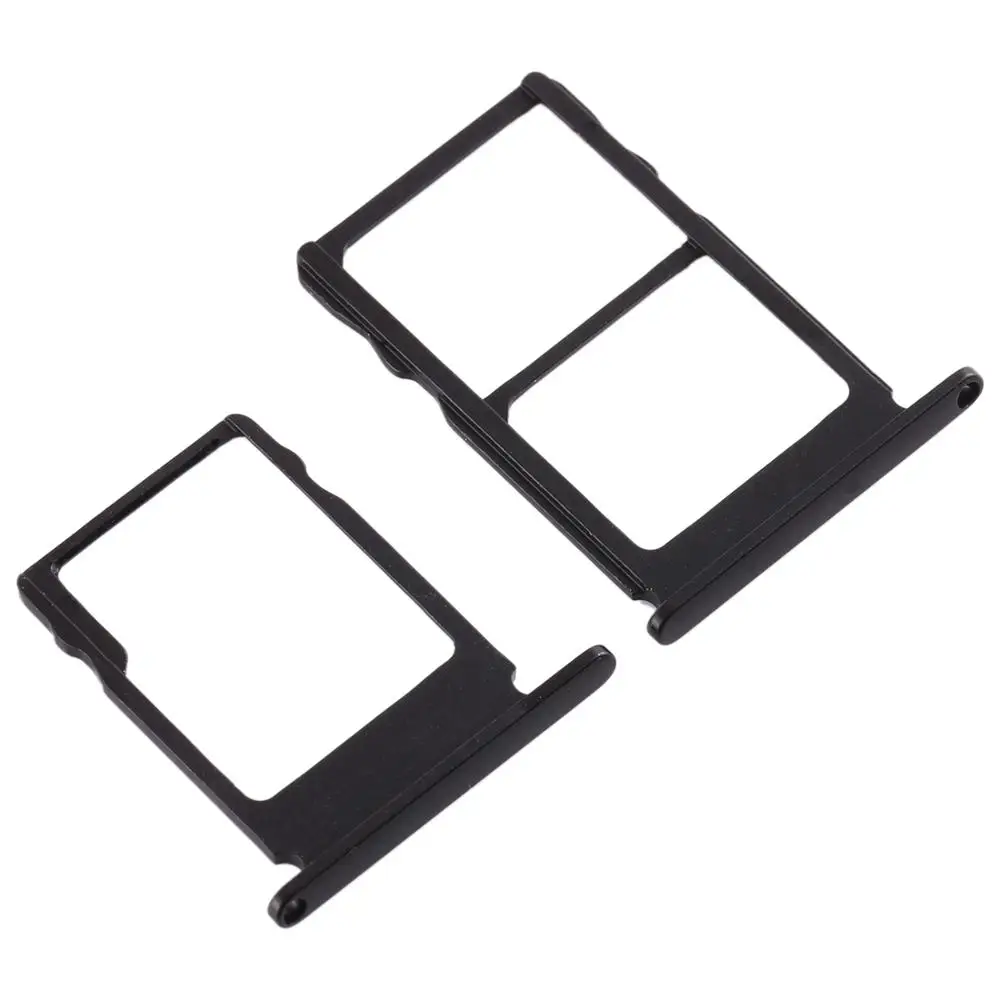 Лоток для sim-карт+ лоток для карт памяти Micro SD для Nokia 5/N5 TA-1024 TA-1027 TA-1044 TA-1053 TA - Цвет: Черный