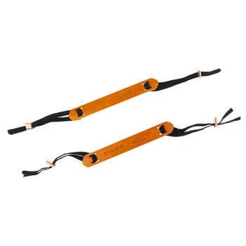 

2pcs Bamboo Archery Bow Arrow Arm Guard Protector With Adjustable Straps