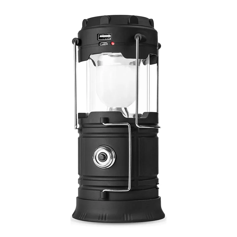 

Solar Lantern Flashlights Charging for Phone, USB Rechargeable Camping Lantern Led, Collapsible & Portable for Emergency, Hurric