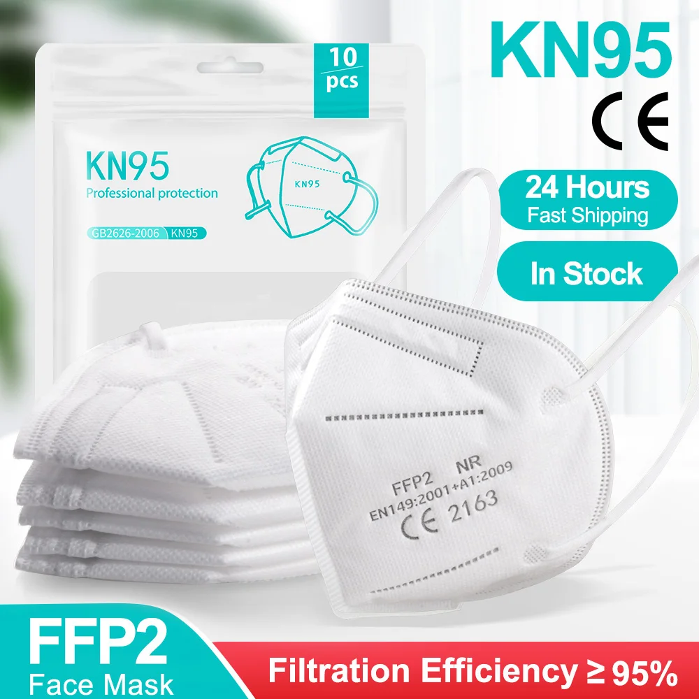 

FPP2 Protective Masks CE KN95 Certificadas Face Mask 5Ply Reusable FFP2mask Homologada Adult Dust Mascarillas Masken ffp2mask