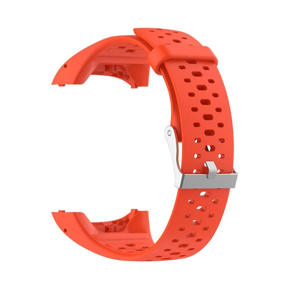 Silicone Wrist Strap Replacement for Polar M430 GPS Running Smart Sport Watch Band with Tools Wristband for Polar M400 Bracelet - Цвет: orange