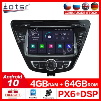 

Android 10.0 4G+64GBCar DVD player GPS navigation radio Stereo For Hyundai Elantra 2011-2013 car multimedia system car head unit
