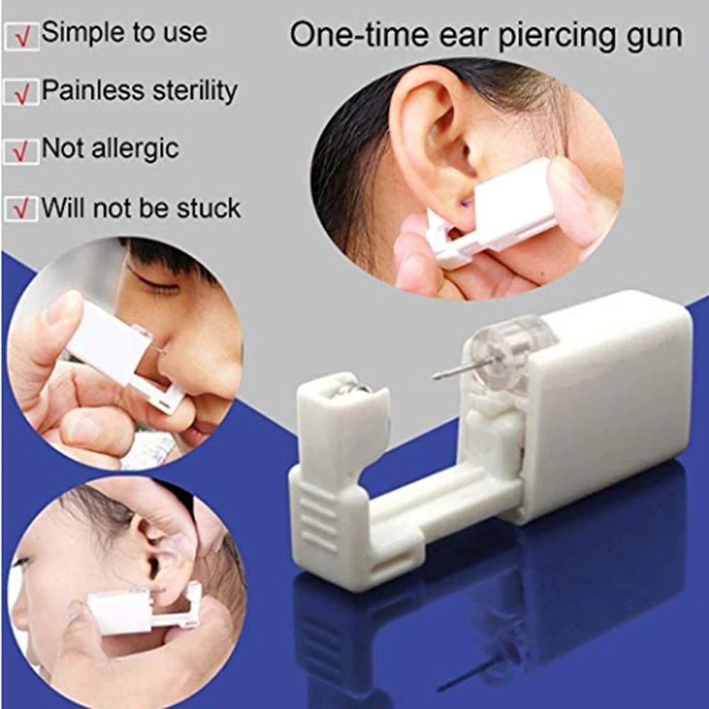 1PC Disposable Sterile Ear Piercing Unit For Baby Ear Tragus