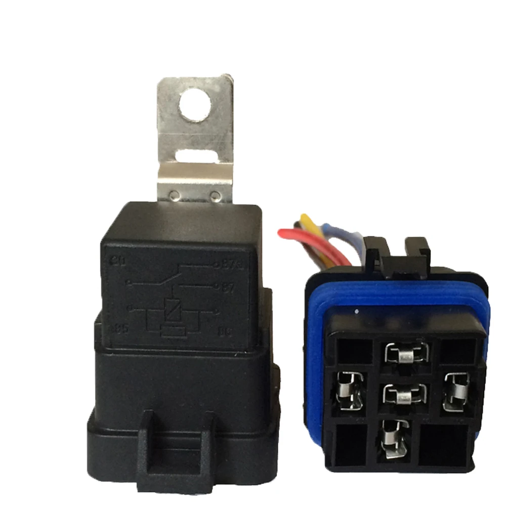 Прочный основание релейного разъема Держатель Авто Мини реле 4 Pin 12V 40A