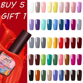 

MAD DOLL 8ml Nail Gel Semi Permanent Soak Off UV Gel Base Coat Top Coat Nail Polish for DIY Nail Art Decoration
