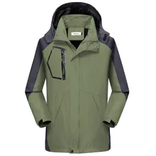 Модная мужская Осенняя зимняя уличная толстовка на молнии со съемным спортивным штурмовым пальто походные куртки#40