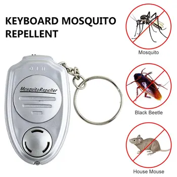 

1pc Key Clip Keychain Electronic Ultrasonic Pest Mosquito Insect Repeller for pest Insect Portable Mini Keychain Outdoor