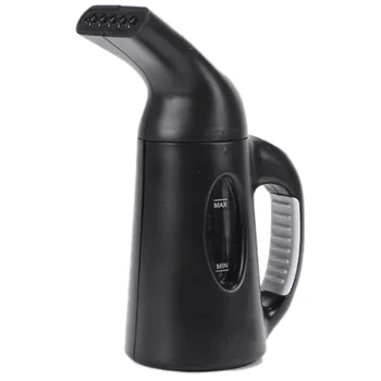 

Portable Mini Clothes Steam Iron Travel Handheld Ironing Wrinkle Hanging Ironing Machine 120Ml Capacity (Black) UK Plug