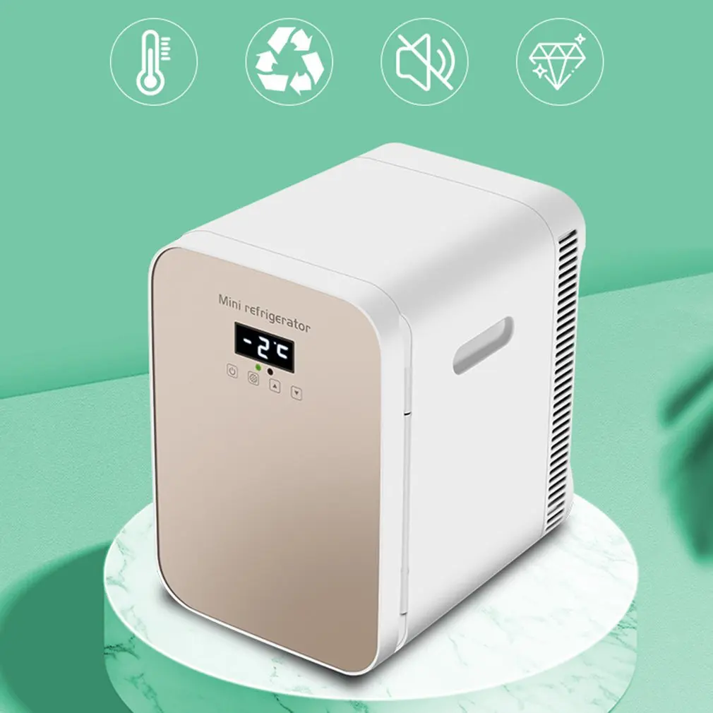 Mini Fridge 13.5L Can Portable Personal Small Refrigerator Compact Cooler And Warmer For Food Bedroom Dorm Office Car car fridge freezer