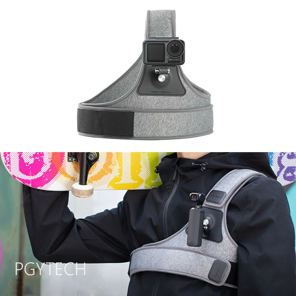 PGYTECH нагрудное крепление фиксированный ремень для DJI Osmo карманная экшн-Камера Gopro