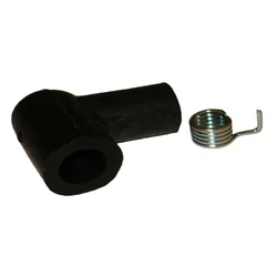 Couvercle universel de bouchon de bougie d'allumage en caoutchouc, pour 5mm HT plomb produits en caoutchouc noir tondeuse souffleur coupe bordure outil électrique de jardin 
